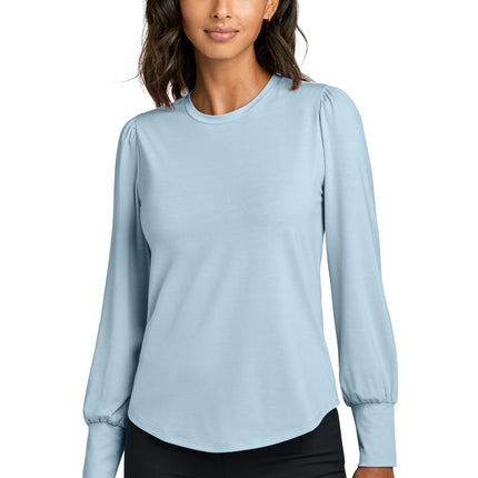 Mercer+Mettle ®  Women's Stretch Jersey Long Sleeve Blouson Top MM1019