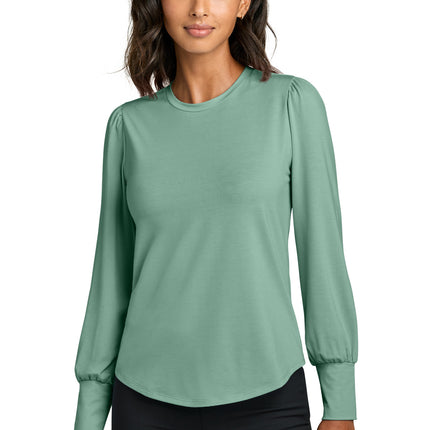 Mercer+Mettle ®  Women's Stretch Jersey Long Sleeve Blouson Top MM1019
