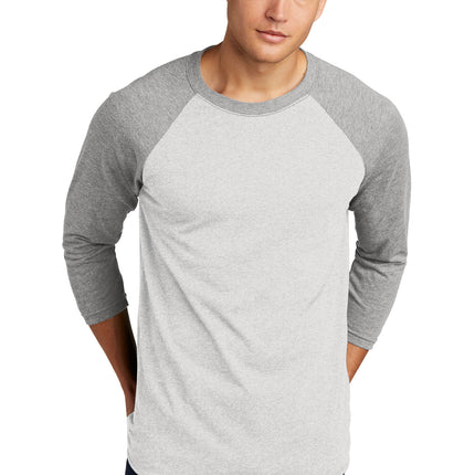 Next Level Apparel ®    Adult Tri-Blend 3/4-Sleeve Raglan Tee. NL6051