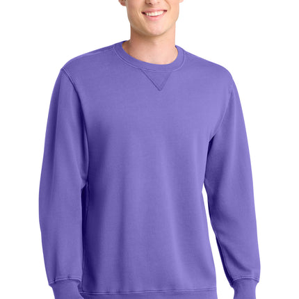Port & Co ™  Beach Wash ®  Garment-Dyed Crewneck Sweatshirt PC098