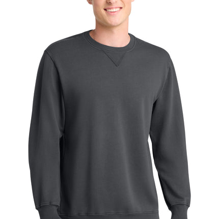 Port & Co ™  Beach Wash ®  Garment-Dyed Crewneck Sweatshirt PC098