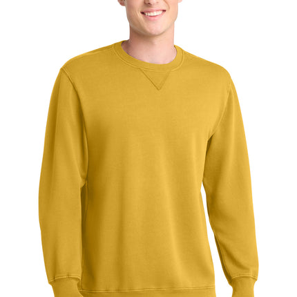 Port & Co ™  Beach Wash ®  Garment-Dyed Crewneck Sweatshirt PC098