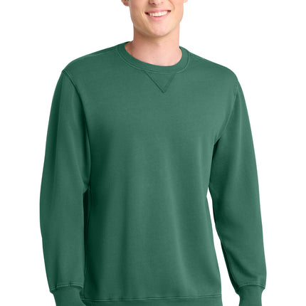 Port & Co ™  Beach Wash ®  Garment-Dyed Crewneck Sweatshirt PC098