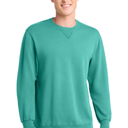Port & Co ™  Beach Wash ®  Garment-Dyed Crewneck Sweatshirt PC098