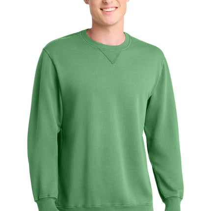 Port & Co ™  Beach Wash ®  Garment-Dyed Crewneck Sweatshirt PC098