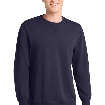 Port & Co ™  Beach Wash ®  Garment-Dyed Crewneck Sweatshirt PC098