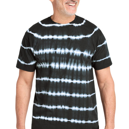 Port & Co ™  Allover Stripe Tie-Dye Tee PC142