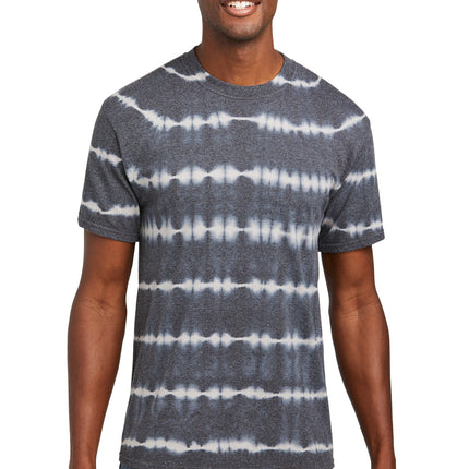 Port & Co ™  Allover Stripe Tie-Dye Tee PC142