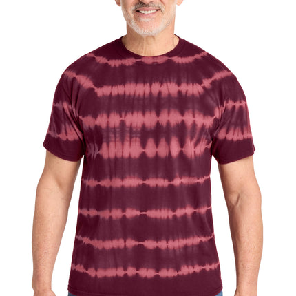 Port & Co ™  Allover Stripe Tie-Dye Tee PC142