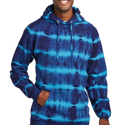 Port & Co ™  Allover Stripe Tie-Dye Fleece PC143