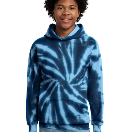 Port & Co ™  Youth Tie-Dye Pullover Hooded Sweatshirt. PC146Y