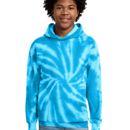 Port & Co ™  Youth Tie-Dye Pullover Hooded Sweatshirt. PC146Y