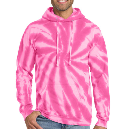 Port & Co ™  Tie-Dye Pullover Hooded Sweatshirt. PC146