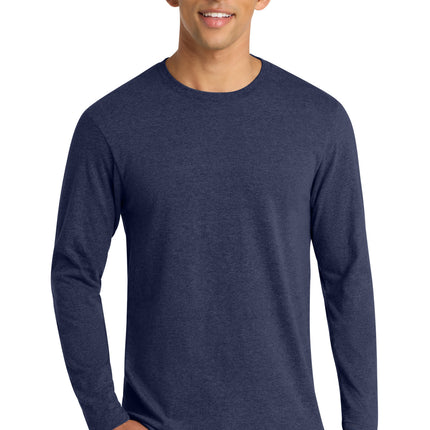 Port & Co ™  Long Sleeve Fan Favorite  ™  Blend Tee. PC455LS