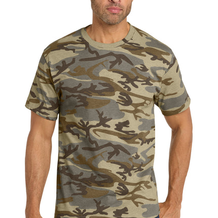 Port & Co ™  Core Cotton Camo Tee.  PC54C