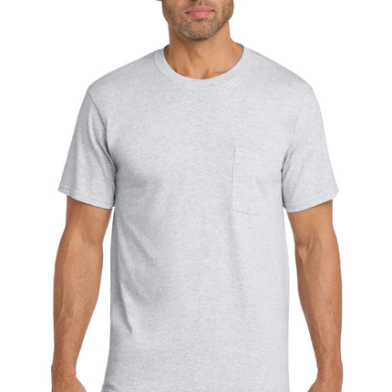 Port & Co ™  Core Cotton Pocket Tee. PC54P