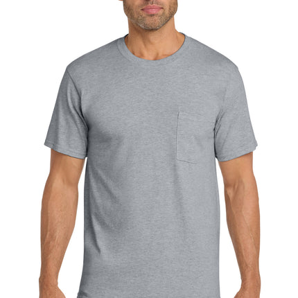 Port & Co ™  Core Cotton Pocket Tee. PC54P