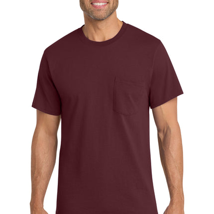 Port & Co ™  Core Cotton Pocket Tee. PC54P
