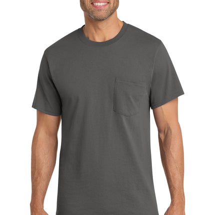 Port & Co ™  Core Cotton Pocket Tee. PC54P