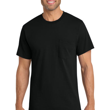 Port & Co ™  Core Cotton Pocket Tee. PC54P