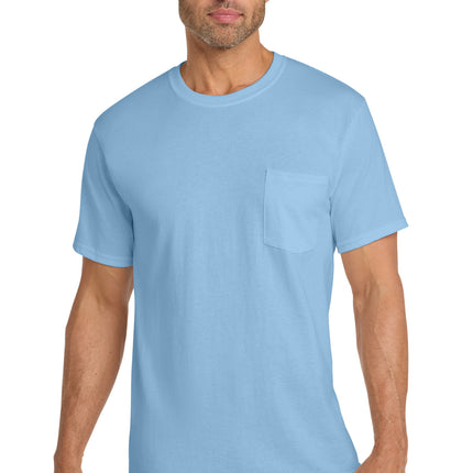 Port & Co ™  Core Cotton Pocket Tee. PC54P