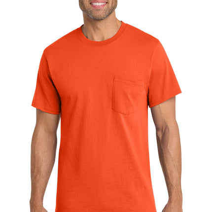 Port & Co ™  Core Cotton Pocket Tee. PC54P