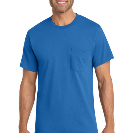 Port & Co ™  Core Cotton Pocket Tee. PC54P