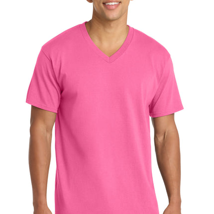 Port & Co ™  Core Cotton V-Neck Tee. PC54V