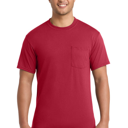 Port & Co ™  Tall Core Blend Pocket Tee. PC55PT
