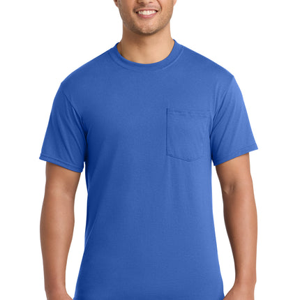 Port & Co ™  Core Blend Pocket Tee. PC55P
