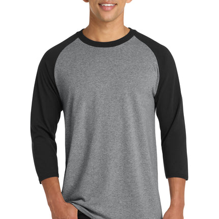 Port & Co ™  Core Blend 3/4-Sleeve Raglan Tee. PC55RS