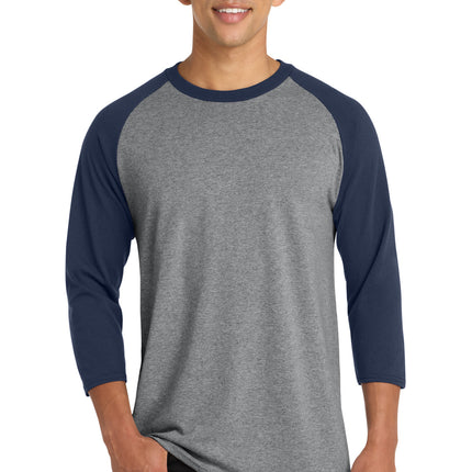 Port & Co ™  Core Blend 3/4-Sleeve Raglan Tee. PC55RS