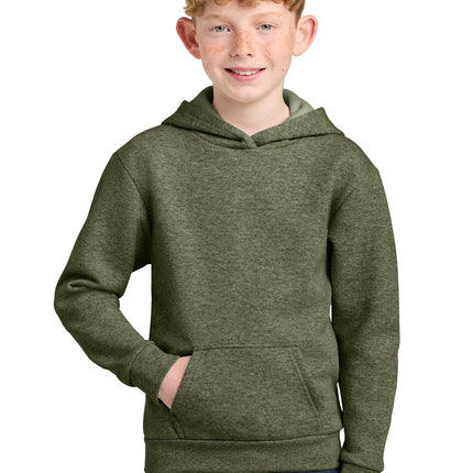 Port & Co ™  Youth Easy Fleece Pullover Hooded Sweatshirt PC68YH