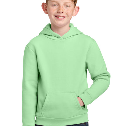 Port & Co ™  Youth Easy Fleece Pullover Hooded Sweatshirt PC68YH