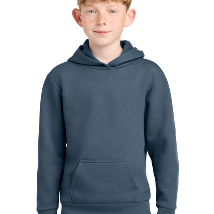 Port & Co ™  Youth Easy Fleece Pullover Hooded Sweatshirt PC68YH
