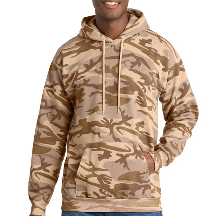 Port & Co ™  Core Fleece Camo Pullover Hooded Sweatshirt. PC78HC