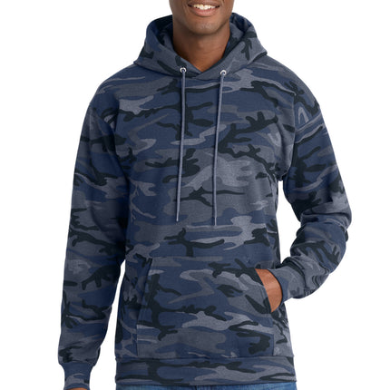 Port & Co ™  Core Fleece Camo Pullover Hooded Sweatshirt. PC78HC