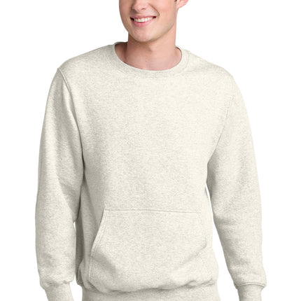 Port & Co ™  Core Fleece Crewneck Pocket Sweatshirt PC78PKT