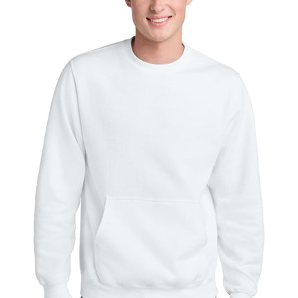 Port & Co ™  Core Fleece Crewneck Pocket Sweatshirt PC78PKT