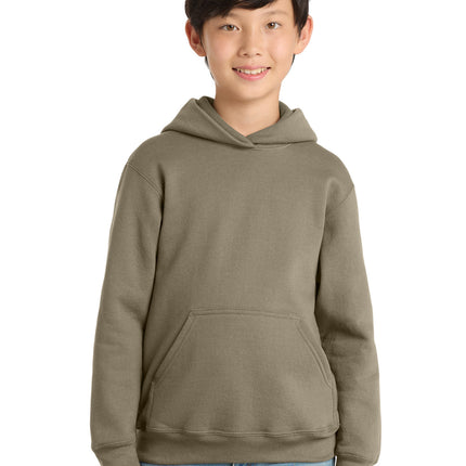 Port & Co ™  Youth Core Fleece Pullover Hooded Sweatshirt PC78YH