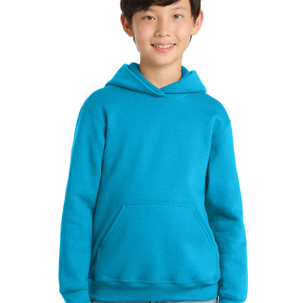 Port & Co ™  Youth Core Fleece Pullover Hooded Sweatshirt PC78YH
