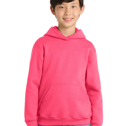 Port & Co ™  Youth Core Fleece Pullover Hooded Sweatshirt PC78YH