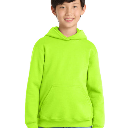 Port & Co ™  Youth Core Fleece Pullover Hooded Sweatshirt PC78YH