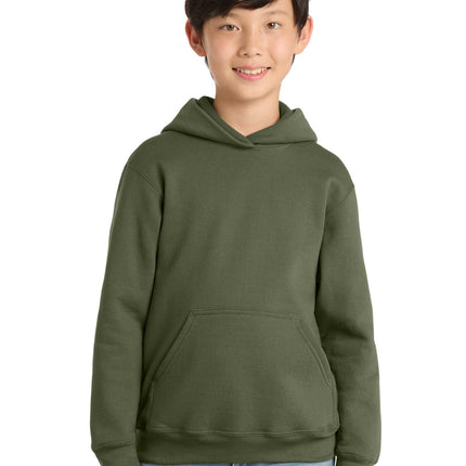 Port & Co ™  Youth Core Fleece Pullover Hooded Sweatshirt PC78YH