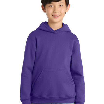 Port & Co ™  Youth Core Fleece Pullover Hooded Sweatshirt PC78YH