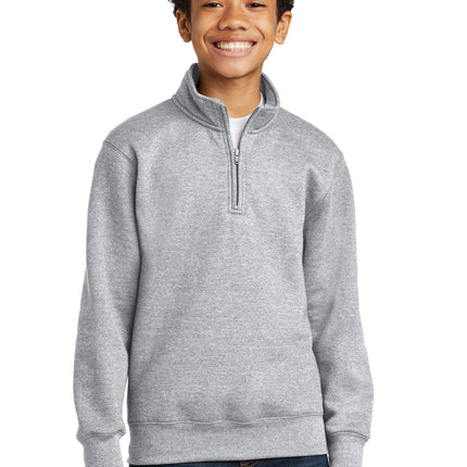 Port & Co ™  Youth Core Fleece 1/4-Zip Pullover Sweatshirt PC78YQ