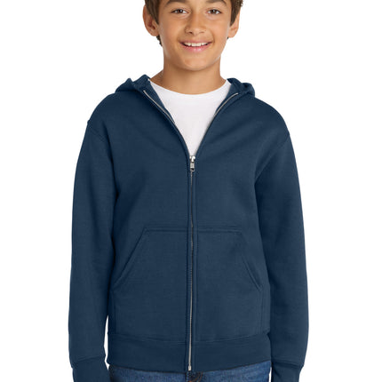 Port & Co ™  Youth Core Fleece Full-Zip Hooded Sweatshirt PC78YZH