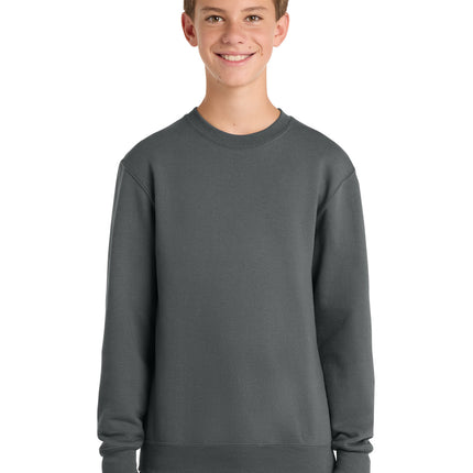 Port & Co ™  Youth Core Fleece Crewneck Sweatshirt PC78Y