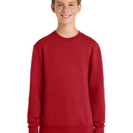 Port & Co ™  Youth Core Fleece Crewneck Sweatshirt PC78Y