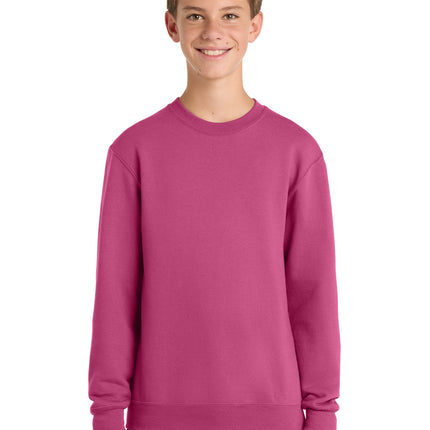 Port & Co ™  Youth Core Fleece Crewneck Sweatshirt PC78Y